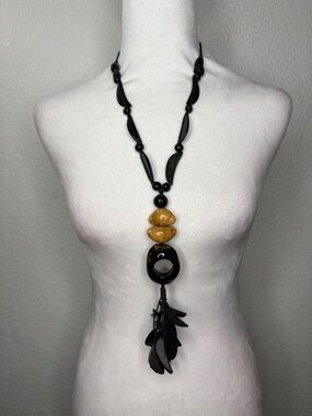 Black Columbian Handmade Necklace